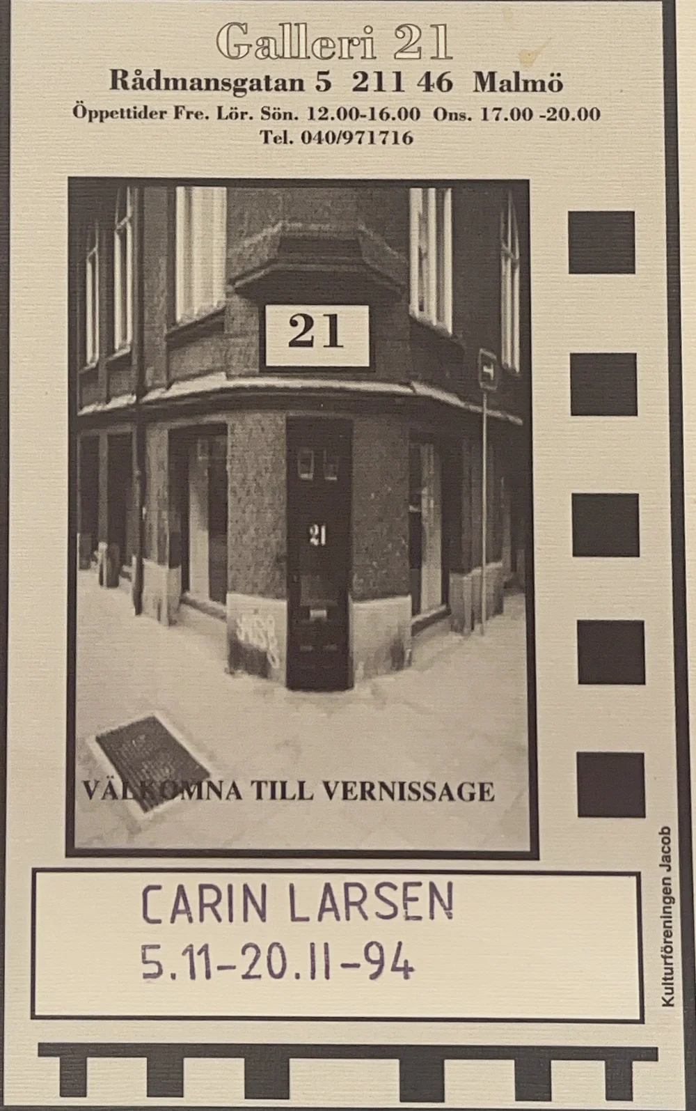 Vernissagekort